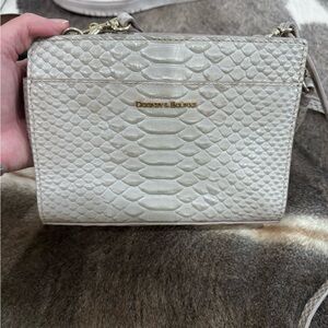 Dooney & Bourke Textured Cream Crossbody Bag